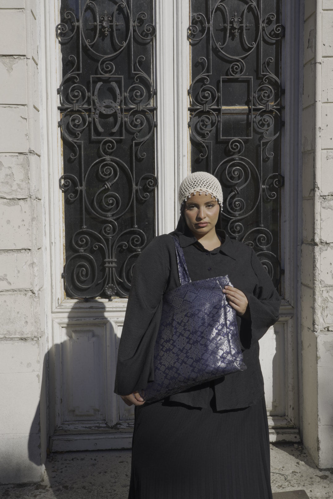 Tote bag - Songket Bleu