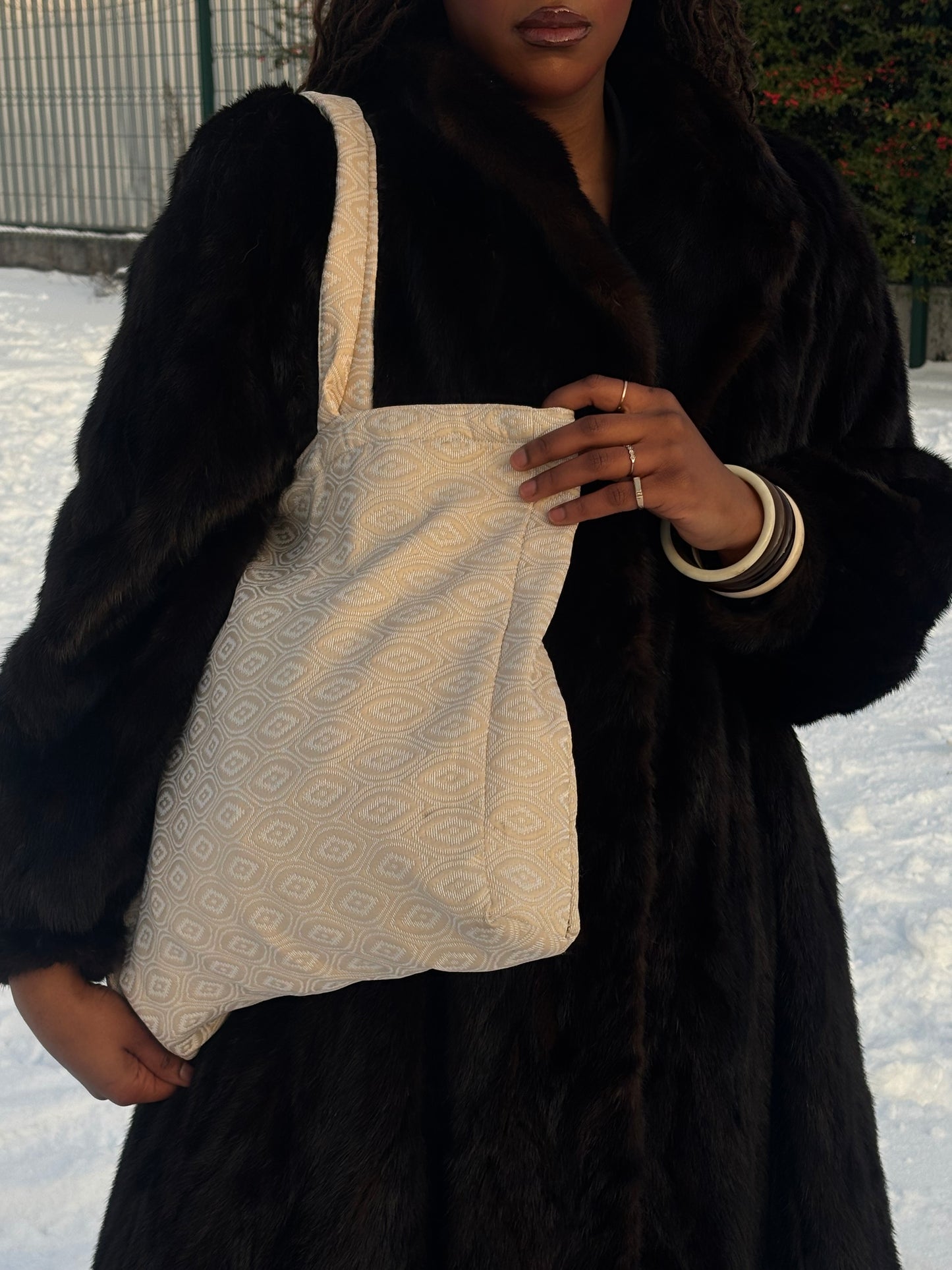 Tote bags - beige