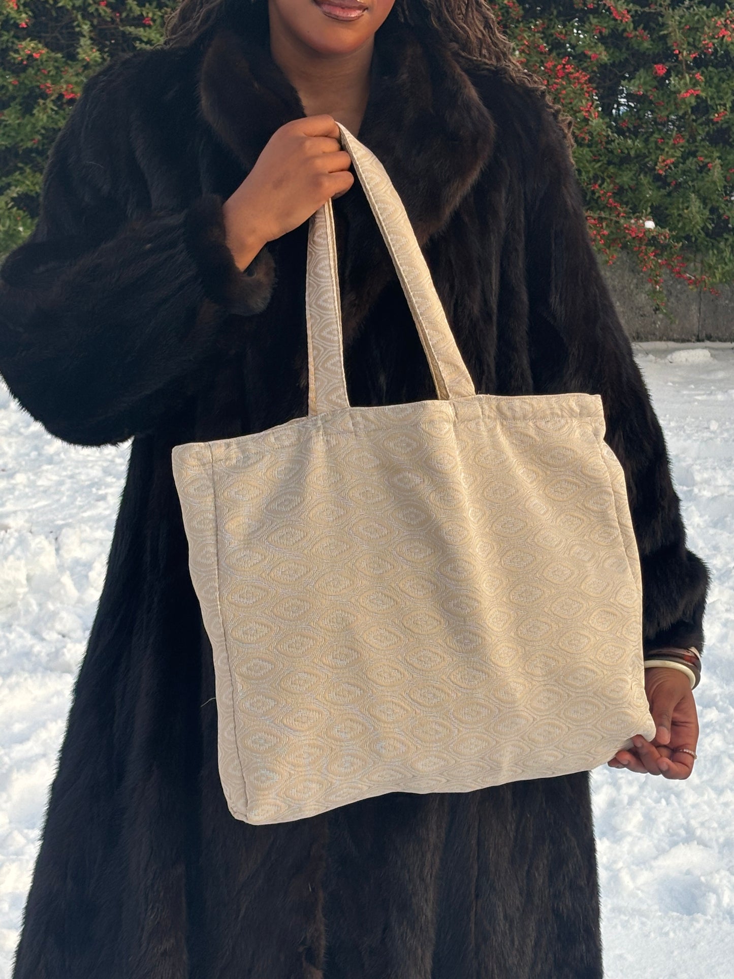 Tote bags - beige