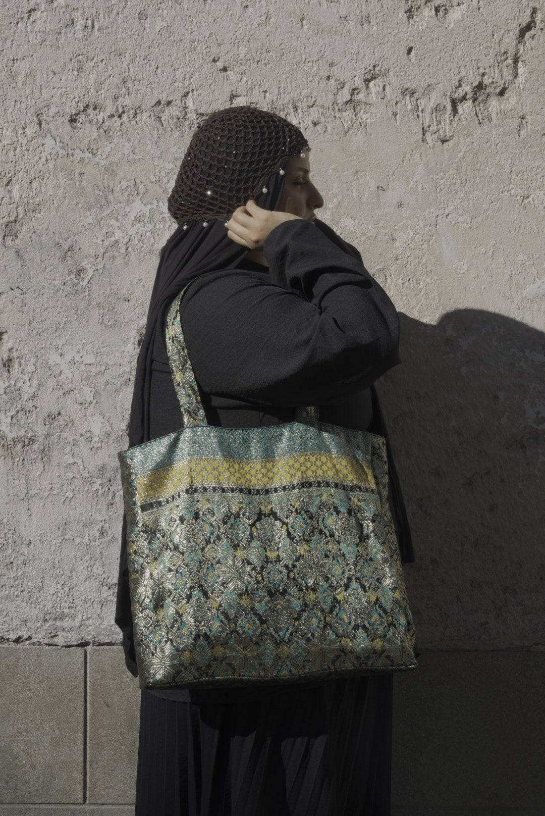 Tote Bag - Songket Vert
