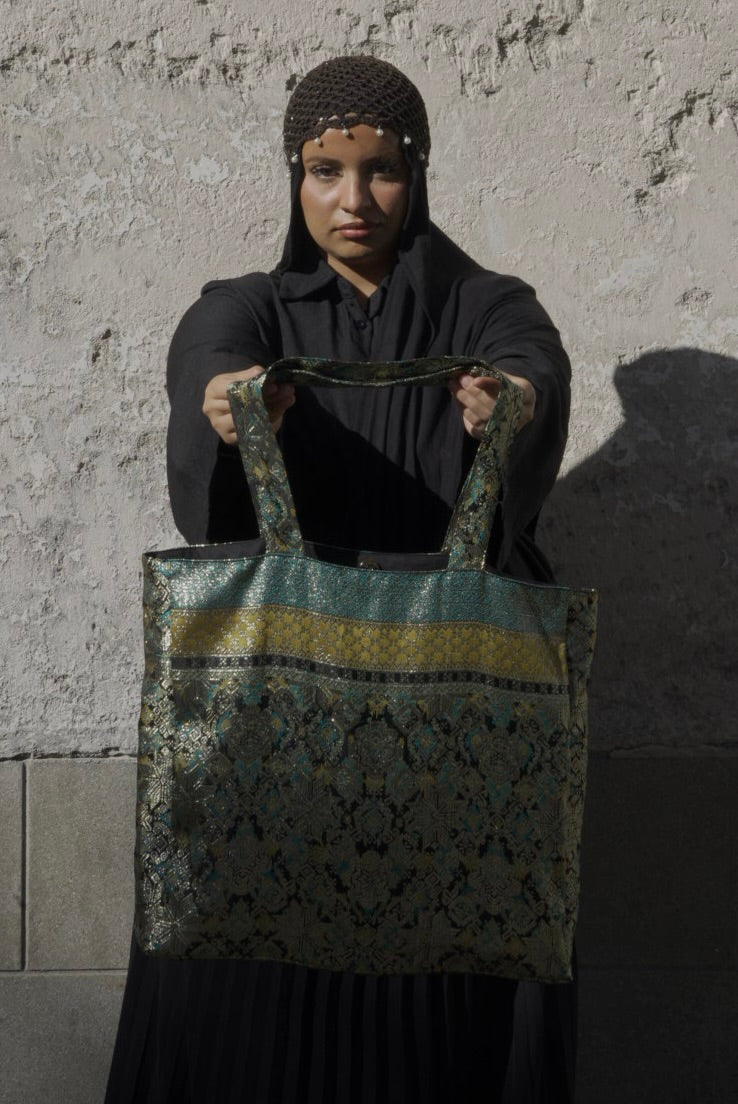 Tote Bag - Songket Vert